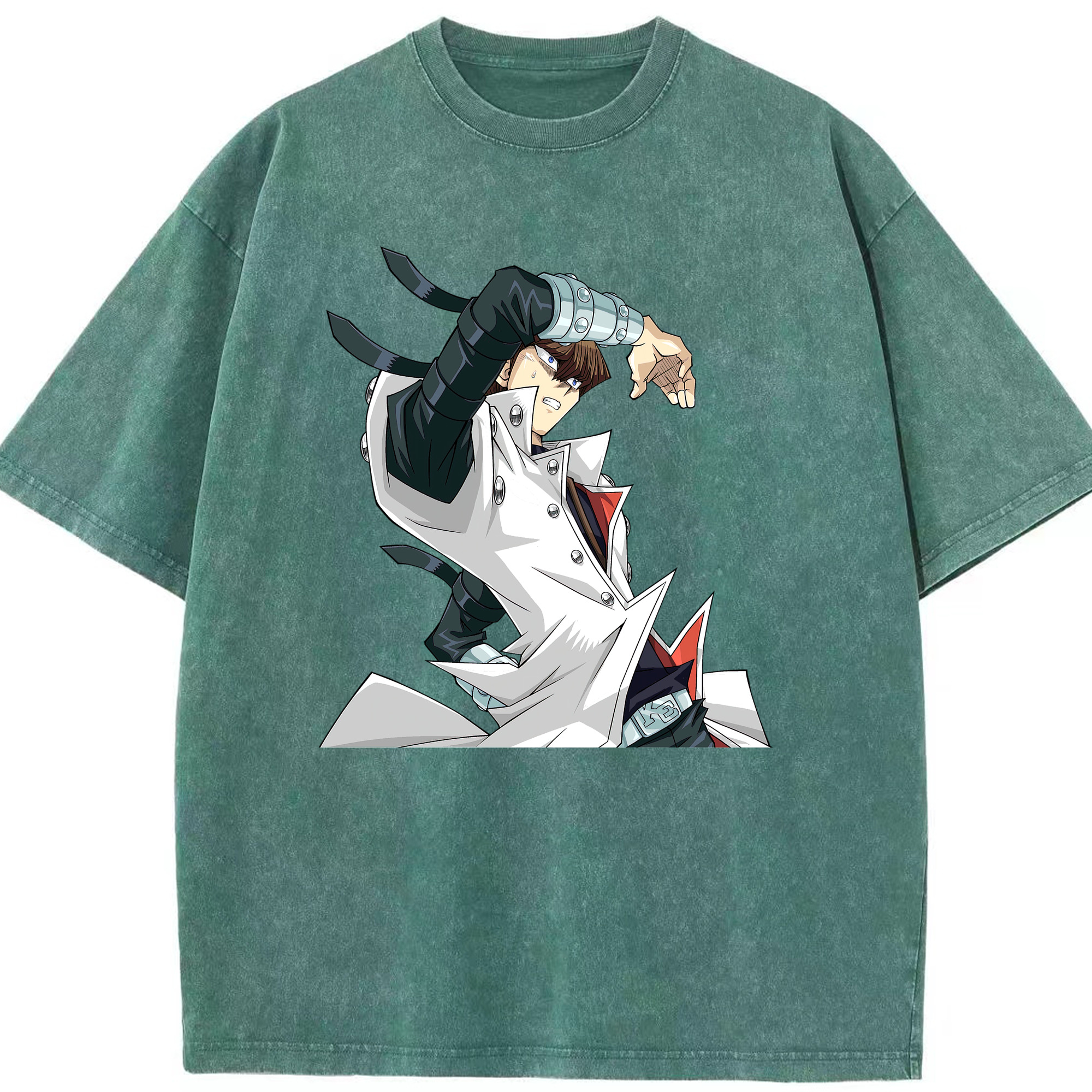 （画像用） 遊☆戯☆王 Yu-Gi-Oh! 綿100% ヴィンテージ風 半袖Tシャツ（フロントプリント）
